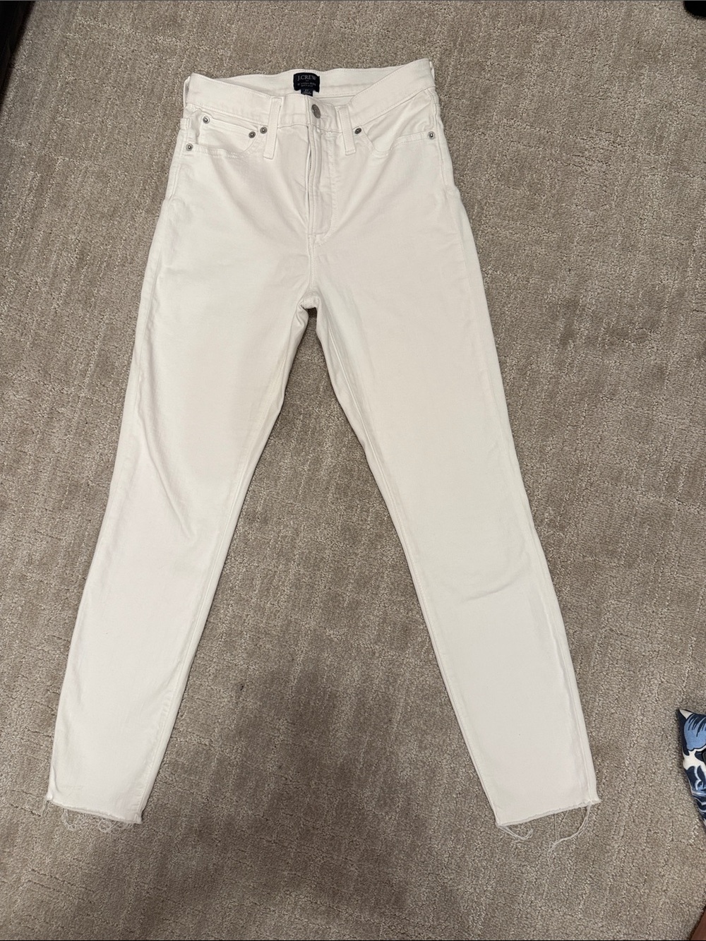 J crew White High-Waist Skinny Jeans